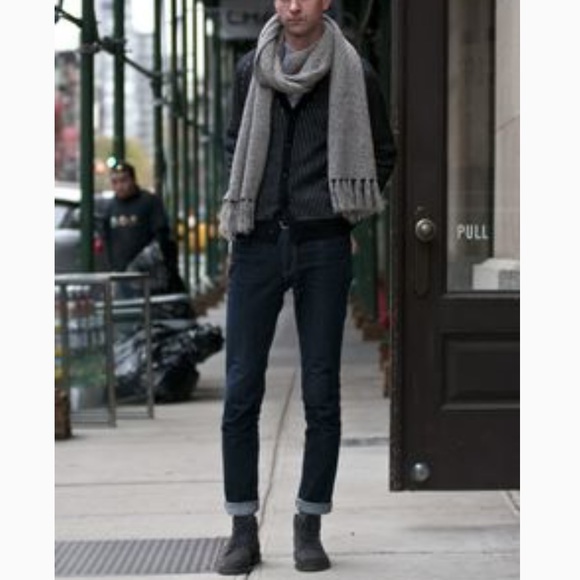 New GREY PASHMINA SOFT SCARF - Picture 3 of 4